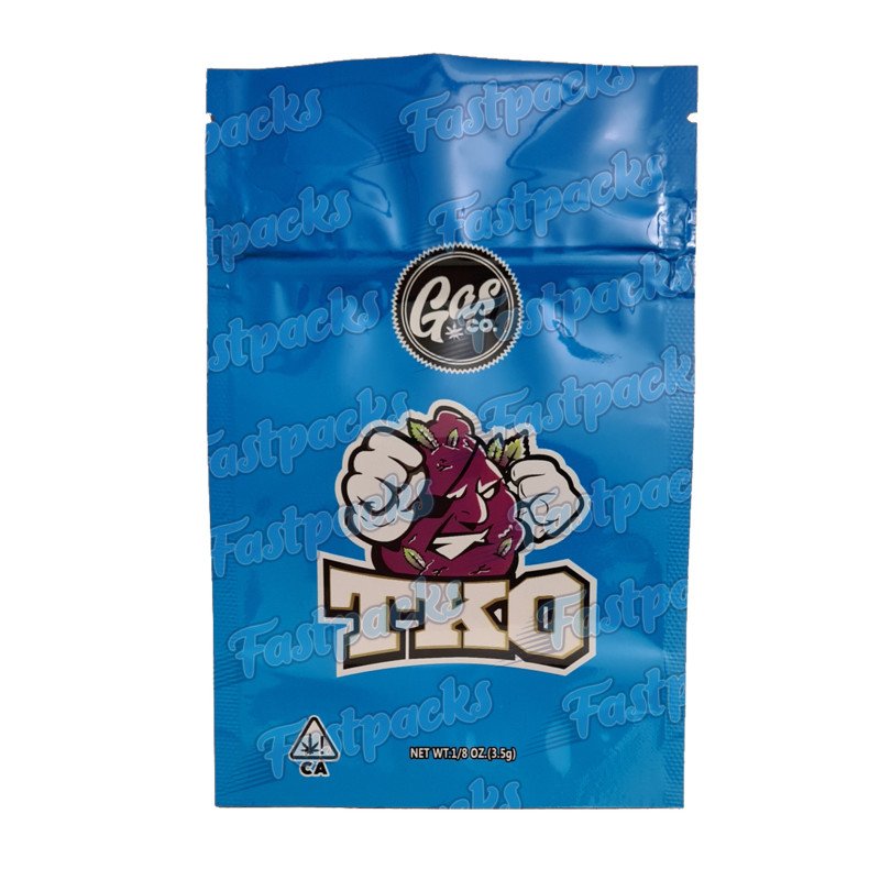 Gas Co ~ TKO ~ 3.5G Empty Mylar Bag Gas Co ~ TKO ~ 3.5G Empty Mylar Bag