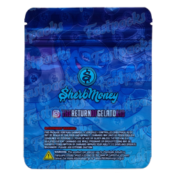 Sherbmoney ~ The Return Of The Gelato Kid ~ 3.5G Empty Mylar Bag