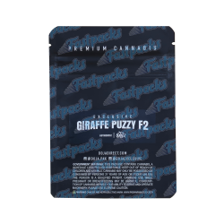 Doja ~ Exclusive Giraffe Puzzy F2 ~ Doja Authentic Strain Label ~ 3.5G Empty Mylar Bag