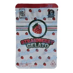 Backpack Boyz ~ Strawberry Gelato ~ 3.5G Empty Mylar Bag