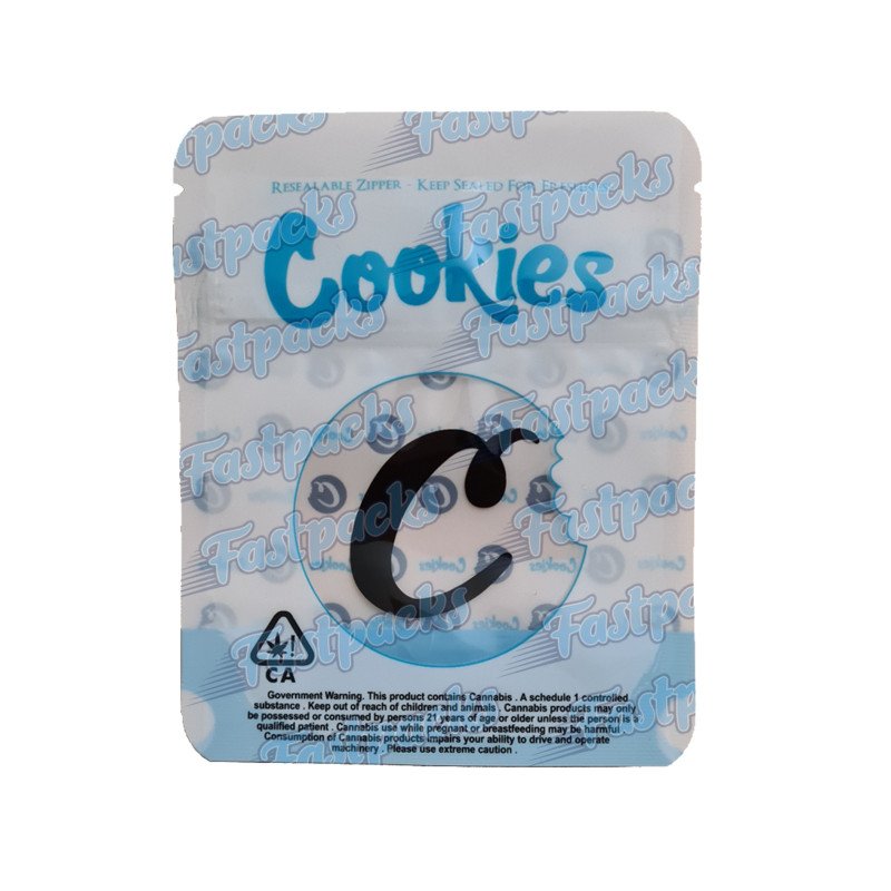 Cookies ~ Blue / White ~ 3.5G Empty Mylar Bag Cookies ~ Blue / White ~ 3.5G Empty Mylar Bag