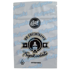 Gas Co x Dr Greenthumb ~ White Tropikoolato ~ 3.5G Empty Mylar Bag