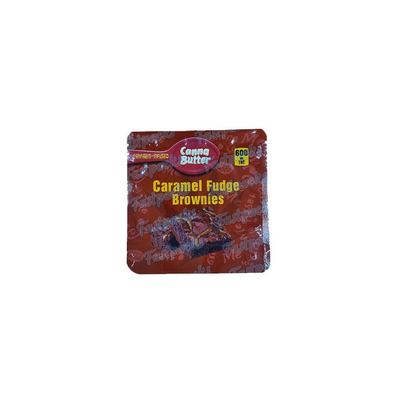 Canna Butter ~ Caramel Fudge Bites ~ 600MG Empty Mylar Bag Canna Butter ~ Caramel Fudge Bites ~ 600MG Empty Mylar Bag
