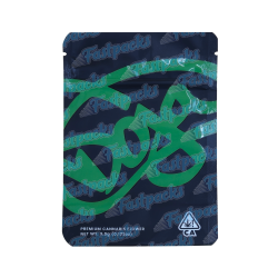 Doja ~ Exclusive Giraffe Puzzy BX1 ~ Doja Authentic Strain Label ~ 3.5G Empty Mylar Bag