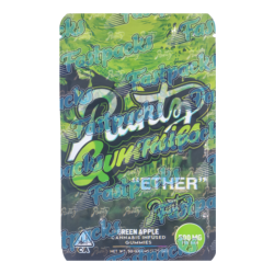 Runtz ~ "ETHER" Green Apple ~ 500MG Empty Mylar Bag