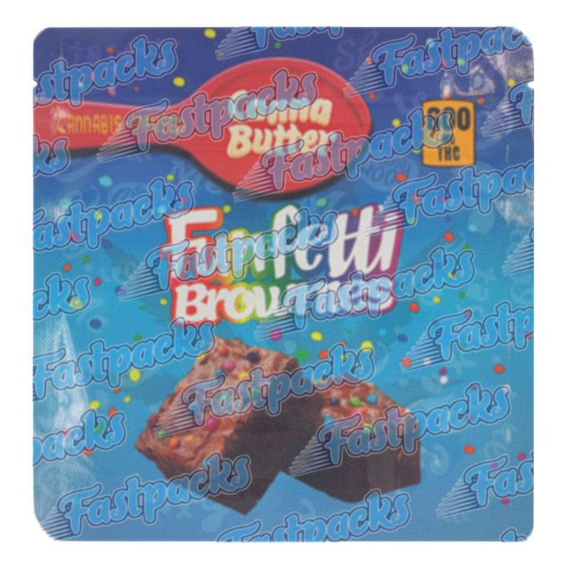 Canna Butter ~ Funfetti Bites ~ 600MG Empty Mylar Bag Canna Butter ~ Funfetti Bites ~ 600MG Empty Mylar Bag