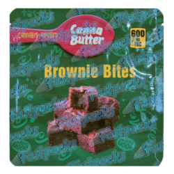 Canna Butter ~ Brownie Bites ~ 600MG Empty Mylar Bag