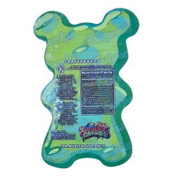 Dank Gummies ~ Green ~ 500MG Die Cut Empty Mylar Bag (2022)