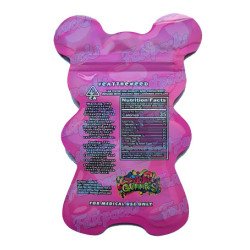 Dank Gummies ~ Pink ~ 500MG Die Cut Empty Mylar Bag (2022)