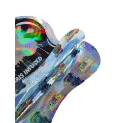Dank Gummies ~ Black ~ 500MG Die Cut Empty Mylar Bag (2023)