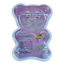 Dank Gummies ~ Purple ~ 500MG Die Cut Empty Mylar Bag (2023)