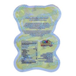 Dank Gummies ~ Yellow ~ 500MG Die Cut Empty Mylar Bag (2023)