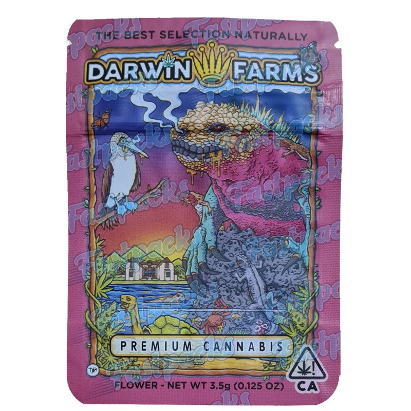 Darwin Farms ~ Original ~ 3.5G Empty Mylar Bag Darwin Farms ~ Original ~ 3.5G Empty Mylar Bag