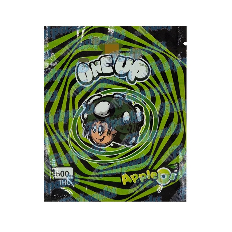 One Up ~ Appleos ~ 600MG Empty  Mylar Bag One Up ~ Appleos ~ 600MG Empty  Mylar Bag