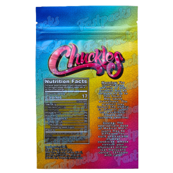 Chuckles ~ Mini Rainbow Belts ~ 400MG Empty Mylar Bag